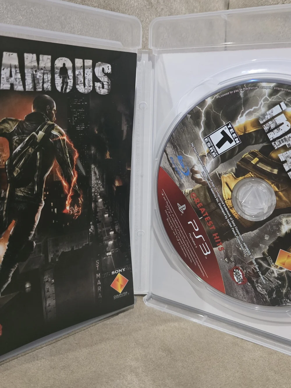 Playstation inFAMOUS PS3 Game